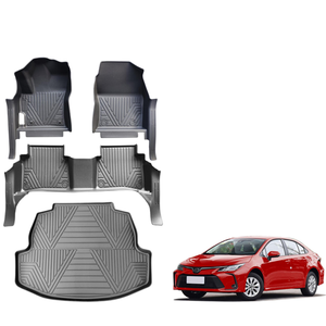 Tapetes de Auto Personalizados de TPE para Toyota Corolla Híbrido 2019-2025 |   Tapetes para Piso Impermeables para Todo Clima, Juego Completo, OEM de Fábrica - Product Image 1