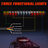 La Mejor Barra de Luces LED Delgada de Una Sola Fila de 32 Pulgadas para UTV RZR Pro XP