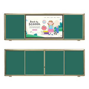 Thông minh Bảng lớp học màn hình cảm ứng cho các trường học giảng dạy tương tác bảng đen kỹ thuật số đẩy kéo bảng đen - Product Image 1