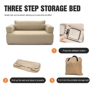 Multi-size <b>Inflatable</b> <b>Sofa</b> Set, Lightweight Portable Air Furniture for Temporary Guest Use & Outdoor Leisure - Product Image 4