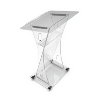 2026 Meilleures ventes Design moderne Autres meubles commerciaux Chaire de cérémonie en acrylique transparent avec 4 roulettes
