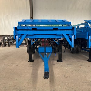 Rampe de quai <span class=keywords><strong>mobile</strong></span> pliable à trois sections haute performance 10t, rampe hydraulique pour conteneurs, rampe de chargement/déchargement pour chariots élévateurs - Product Image 2