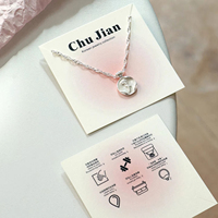 Cartes d'emballage en papier écologiques pour bijoux avec logo personnalisé Bracelet Bague Collier Boucle d'oreille Carte