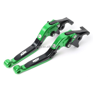 Leviers de frein et d'embrayage pliables pour <span class=keywords><strong>KTM</strong></span> Duke <span class=keywords><strong>RC125</strong></span> 200 250 390, guidon en aluminium CNC, pièces de modification de moto - Product Image 2