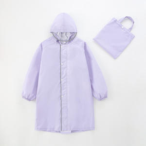 Vêtement de <span class=keywords><strong>pluie</strong></span> pour enfants écologique, imperméable, en polyester taffetas, revêtement en PU, veste légère, imperméable, housse de <span class=keywords><strong>pluie</strong></span> - Product Image 5