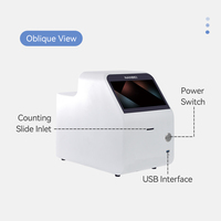 Compteur de cellules entièrement automatique à haut débit NANBEI Laboratory avec garantie d'un an pour la recherche éducative