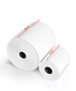 Rollos de Papel Térmico de 80mm y 57mm, Papel para Recibos de Caja Registradora, Libre de BPA y BPS, Papel Térmico Directo para Supermercado - Product Image 1