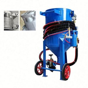 Simple Metal Rust Paint Removal Refurbishment Treatment Valve Mobile Trailer <b>Sandblasting</b> Equipment Vacuum - Product Image 3
