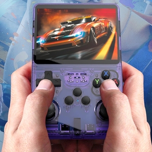 Console de jeu rétro portable R36S 3.5 ''écran IPS 128 Go lecteur de jeu vidéo portable système Linux Open Source 20000 + <span class=keywords><strong>jeux</strong></span> - Product Image 4