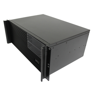 Ngắn 4U 19 \ "MicroATX máy chủ công nghiệp trường hợp máy tính hợp kim nhôm với người hâm mộ được sản xuất trong Shenzhen Rackmount phong cách - Product Image 4