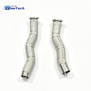 Tubería de Escape de Alto Rendimiento para Aston Martin DB11 4.0T V8 5.2T V12, Soldada con TIG, Ajuste Directo con Protector Térmico - Product Image 4