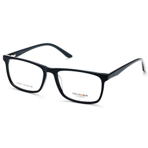 Montures de lunettes Grey Jack, rectangulaires, monture complète, unisexe, adulte, minimaliste, tendance, anti-UV, GJ60011 52-18-140 - Product Image 4