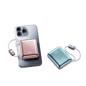 Power Bank Portatile Ultra Sottile da 22.5W con Ricarica Super Veloce Type-C, Batteria Li-polimero da 10000mAh, Display Digitale e Supporto Integrato - Product Image 1