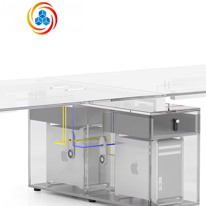 Factory Wholesale Luxurious Office Furnitures Modern Open Space Coworking Modular Commercial <b>Work</b> Station Office <b>Desk</b> for Office - Product Image 6