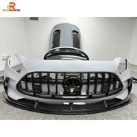 Kit carrosserie style Black Series semi-carbone pour Mercedes Benz AMG GT GTC GTS 2015-2018 : capot avant, pare-chocs, aileron arrière, garde-boue