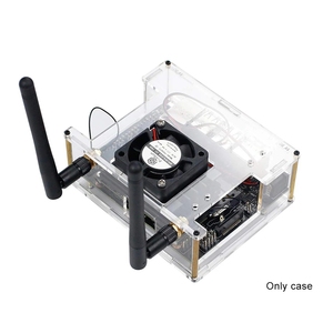 Estuche acrílico para <span class=keywords><strong>NVIDIA</strong></span> <span class=keywords><strong>Jetson</strong></span> Nano B01 y A02 - incluye ventilador y soporte para cámara para el kit de desarrollo de <span class=keywords><strong>NVIDIA</strong></span> <span class=keywords><strong>Jetson</strong></span> Nano - Product Image 2