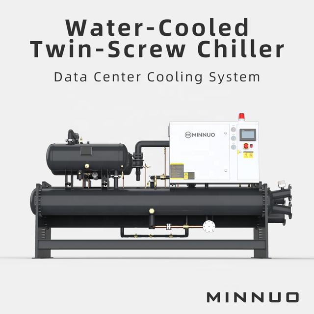 Water cooled chiller with energy saving design for mission critical data center cooling systems