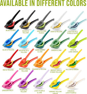 Presse-citron 2 en 1 pour la cuisine, robuste, facile à nettoyer, presse-citron manuel - Product Image 2