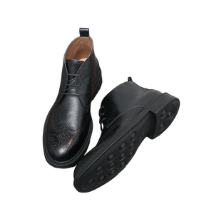 Style coréen haut rétro britannique pour Martin bottes bottes <span class=keywords><strong>Chukka</strong></span> à la mode pour hommes hauteur augmentant intérieur transfrontalier transfrontalier - Product Image 6