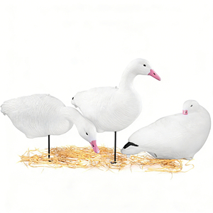 Décoys de canards des neiges blancs en plastique pour la chasse en plein air, décoration réaliste, accessoires - Product Image 1