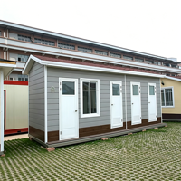 Toilettes portables écologiques en acier léger pour les zones scéniques extérieures, usage municipal, toilettes portables de luxe pour l'extérieur