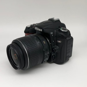 กล้อง <span class=keywords><strong>Nikon</strong></span> D90 DSLR มือสองของแท้พร้อมเลนส์ 18-55mm VR ความละเอียด 12.3MP CMOS วิดีโอ HD คุณภาพพรีเมียม ปรับสภาพใหม่สำหรับขายต่อ - Product Image 1