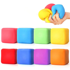 Juguete de Cubo de Hielo Cuadrado de <span class=keywords><strong>Alta</strong></span> Calidad al por Mayor, Juguete Antiestrés para Niños, Pelota para Apretar - Product Image 1