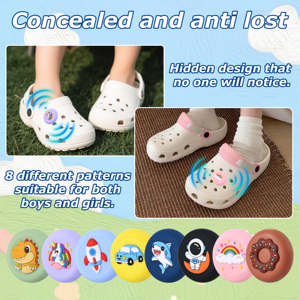 Étui de protection en silicone pour <span class=keywords><strong>AirTag</strong></span> <span class=keywords><strong>compatible</strong></span> avec les sabots Crocs, housse <span class=keywords><strong>AirTag</strong></span> mignonne pour enfants - Product Image 2