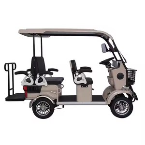 Quadricycle électrique HLD Zero Pollution pour hôtels et complexes hôteliers, disponible en plusieurs couleurs avec <span class=keywords><strong>pare</strong></span>-<span class=keywords><strong>brise</strong></span>, type voiturette de golf - Product Image 4