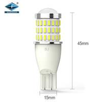 Nouvelle ampoule LED T15 921 pour feux de recul 2600 Lumens 3014 54SMD 6000K Blanc Non polarisé 12V