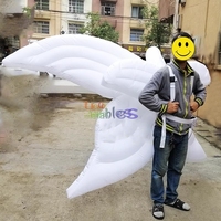 Ailes de papillon gonflables portables, costume gonflable géant pour performance de carnaval