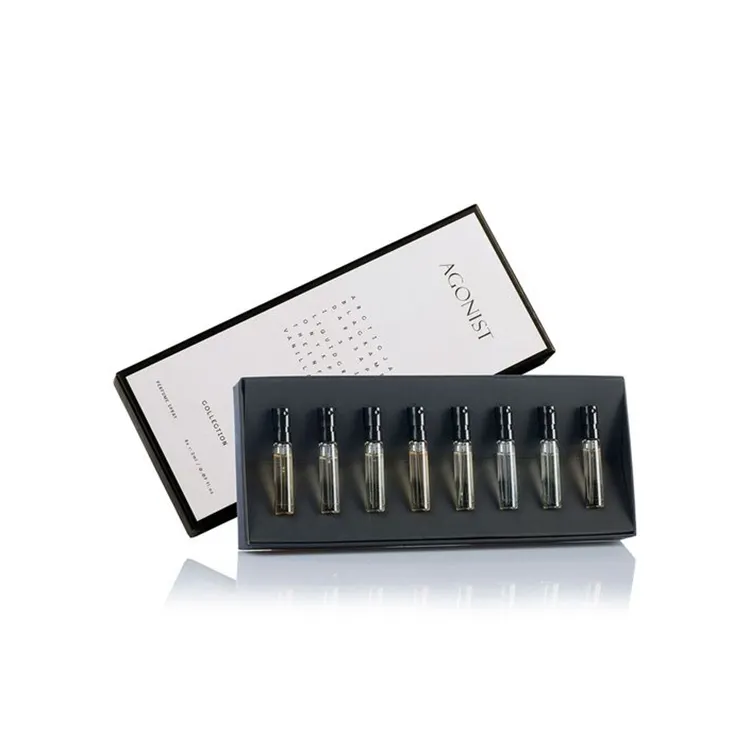 Custom 5ml 10ml Vial Spray Bottle Perfume Tester Roller Sample packaging Box For Perfume Samples