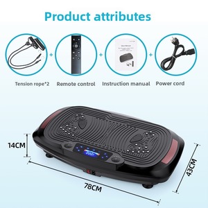 Plateforme vibrante RS <span class=keywords><strong>pour</strong></span> exercices à domicile, équipement de gym, machine de vibration <span class=keywords><strong>pour</strong></span> brûler les graisses corporelles - Product Image 6