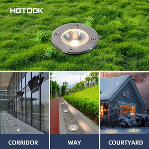 HOTOOK COB lumière souterraine étanche IP65 LED lumière de jardin extérieure chemin enterré <span class=keywords><strong>Spot</strong></span> encastré en acier inoxydable lumières creusées - Product Image 3