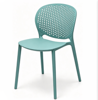 Chaise de salle à manger moderne en plastique de qualité supérieure, avec accoudoirs et dossier ergonomiques, empilable, imperméable, pour la maison, le bureau, les restaurants, les écoles