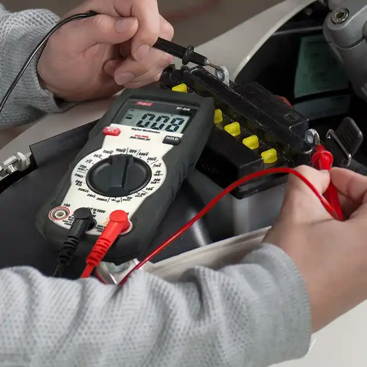 MULTIMETRO DIGITALE LCD tester Amperometro Voltometro Ohm BGS 2182
