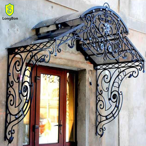 <span class=keywords><strong>Auvent</strong></span> de porte incurvé en fer forgé à prix abordable - Product Image 3