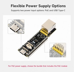 Carte de développement haute performance ESP32-P4, port Ethernet RJ45 100 Mbps avec module PoE, prend en charge Xiaozhi AI et Deepseek Edge AI - Product Image 2