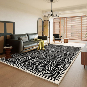 Alfombra moderna <span class=keywords><strong>de</strong></span> terciopelo <span class=keywords><strong>de</strong></span> cristal crema <span class=keywords><strong>de</strong></span> fácil cuidado resistente al desgaste antideslizante hecha a máquina <span class=keywords><strong>de</strong></span> poliéster para mesa <span class=keywords><strong>de</strong></span> centro <span class=keywords><strong>de</strong></span> sala <span class=keywords><strong>de</strong></span> estar - Product Image 3
