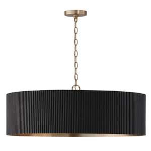 Black Metal Chandelier with Frosted Glass Globes, 6 - <b>Light</b> Minimalist Design for <b>Bedrooms</b> - Product Image 4