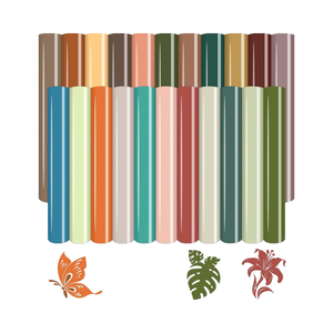 Fer à repasser flexible imprimable et extensible doux de couleur personnalisée en gros sur PU Rouleaux de <span class=keywords><strong>film</strong></span> vinyle HTV de transfert de chaleur pour vêtements - Product Image 4