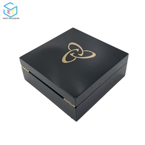 Tùy Chỉnh Sang Trọng <span class=keywords><strong>Caviar</strong></span> Quà Tặng Bao Bì Hộp Gỗ Bóng Với Matel Logo - Product Image 5