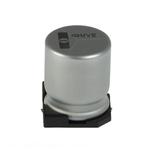 ตัวเก็บประจุ UF 3300 UF 20% 6.3V SMD 3300 UF สำหรับติดพื้นผิว EMVE6R3ARA332MKG5S ช่องผู้ผลิต - Product Image 1