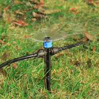 Arroseur à jet réglable pour jardin, serre, pelouse, balcon, arrosage des fleurs, goutteur de jardin, compatible avec tuyau de 1/4 pouce