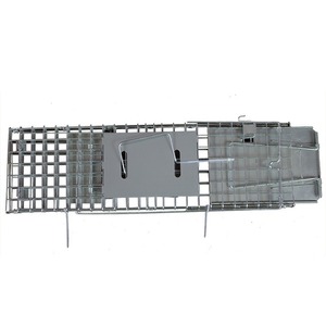 Jaula Plegable Reforzada para Animales con Sensor de Presión y Acabado sin Bordes Afilados para la Captura Segura y Eficiente de Ardillas y Gatos en Jardines - Product Image 6