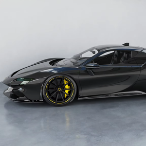 Llanta negra cóncava de rueda de aleación forjada deportiva de lujo personalizada GPW para <span class=keywords><strong>Porsche</strong></span> Lamborghini Ferrari - Product Image 3