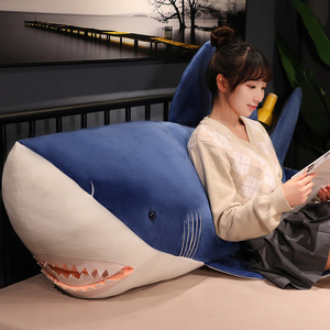 Peluche Gigante Squalo Megalodon Simulato, Cuscino Morbido per Bambini, Bambola da Abbraccio, Regalo a Tema Oceano, Vendita all'Ingrosso - Product Image 3