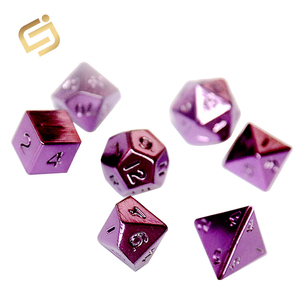 Set Bulk Polyhedral Gold 7Mm 8 Sided Game Metal <strong>Dice</strong> <strong>Custom</strong> - Product Image 3