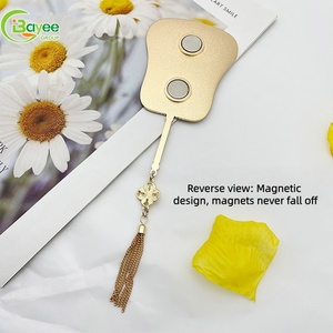 High Precision & Detail Plantain Fan Shaped Designs Fridge Magnets Exquisite Quality Custom Die Cut Magnet <b>Sticker</b> - Product Image 6