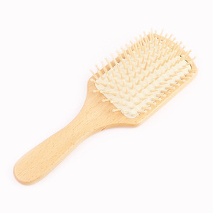 Vente en gros de peigne de massage du cuir chevelu à grande plaque aiguille en plastique à usage domestique coussin à <span class=keywords><strong>gaz</strong></span> en bois type de peigne commun - Product Image 5